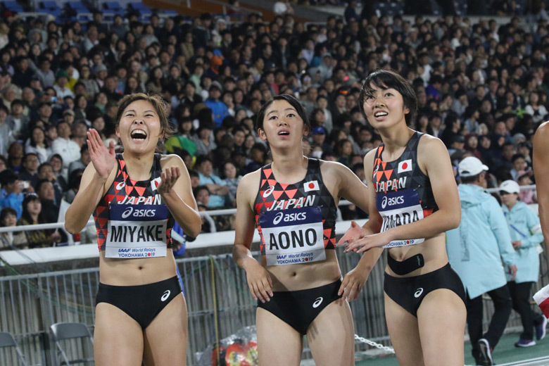 【世界リレー横浜】女子4×200mリレー決勝：日本新に沸く日本チーム