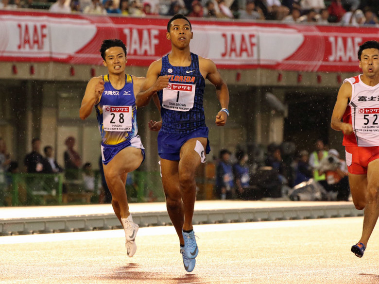 男子200m サニブラウン選手が予選突破！