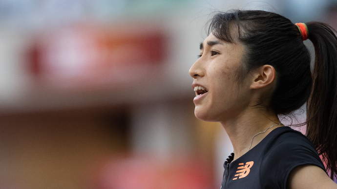 【第107回日本選手権】女子5000m優勝の田中希実　フィニッシュ後に「ありがとうございました！」
