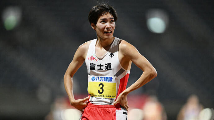 【GPシリーズ2024・金栗記念】塩尻和也（富士通）が男子5000mで日本人1位でゴール