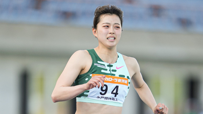 【GPシリーズ2024・水戸招待】青山華依（甲南大）が女子100mで優勝