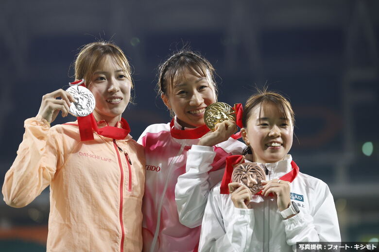 【日本選手権10000m】女子10000m　表彰式