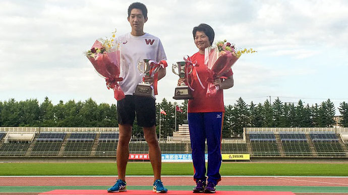 第30回南部忠平記念陸上競技大会：海老原選手と石田選手が標準記録を突破