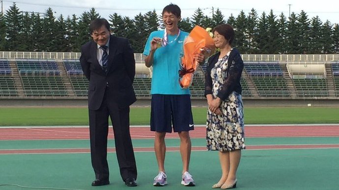 髙平慎士選手(富士通)の道内大会ラストラン！