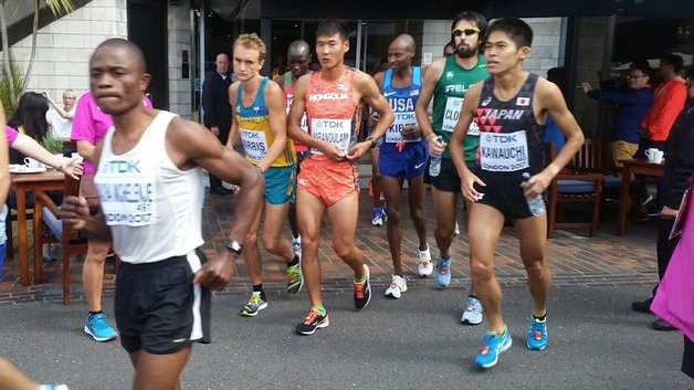 【2017世界陸上：第3日目】マラソンのスタート前の入場