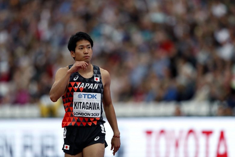 【2017世界陸上：第2日目】男子400m 予選 北川貴理