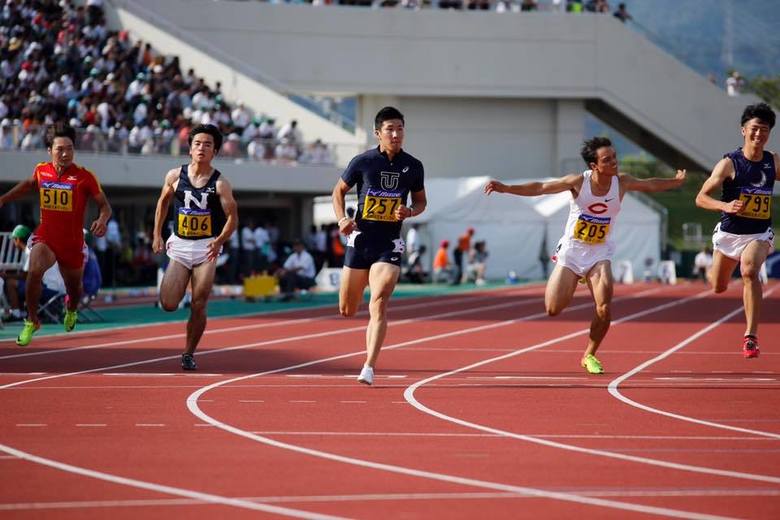 【9秒台！】桐生選手、日本インカレ男子100mで9秒98（その２）