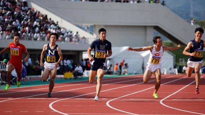 【9秒台！】桐生選手、日本インカレ男子100mで9秒98（その２）