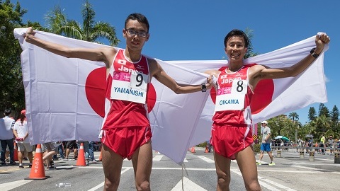 第29回ユニバーシアード（台北） 男子20kmW 金メダル！銅メダル！