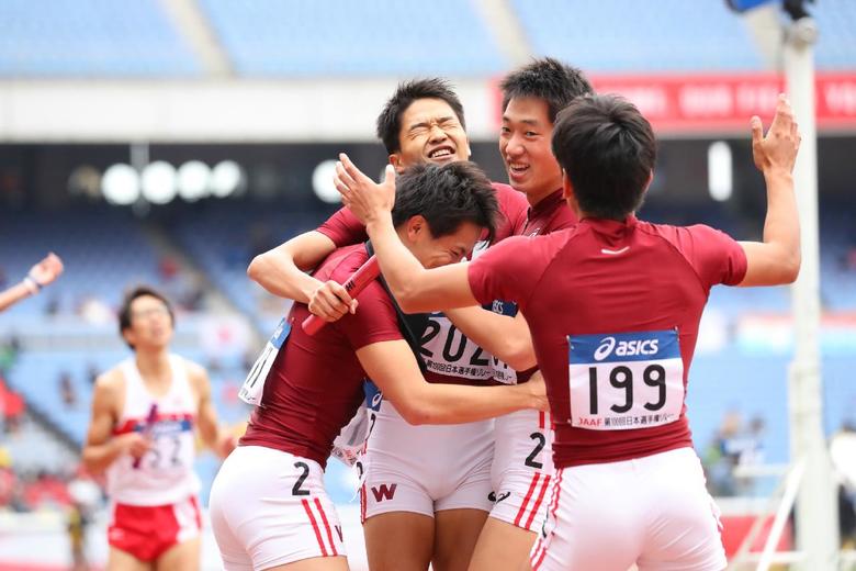 前大会（第101回日本選手権リレー）男子4×400mR