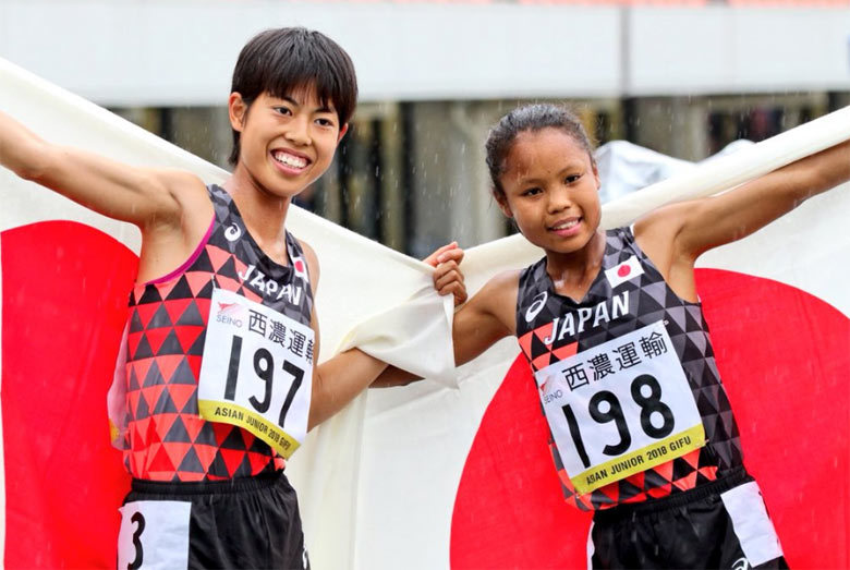 女子1500mは1位 廣中璃梨佳選手（長崎商高・長崎）、2位 髙松智美ムセンビ選手（名城大）の日本勢ワンツー