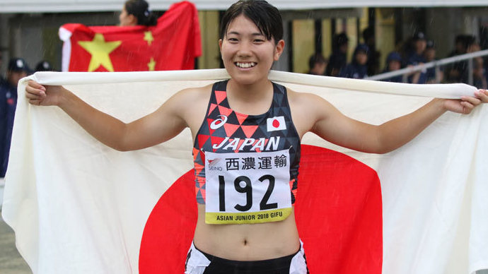 女子100m決勝、兒玉芽生選手（福岡大）は3位！