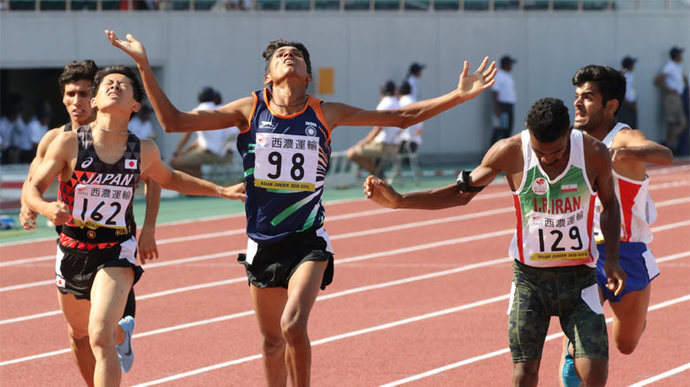 鳥居風樹選手、800mで3位に