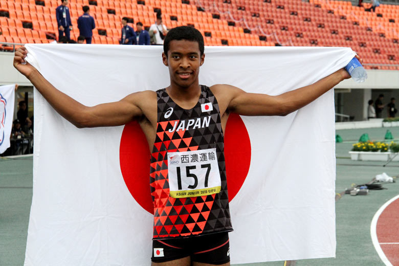 塚本ジャスティン惇平選手が男子200mで3位に