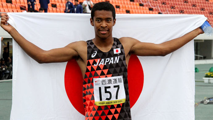 塚本ジャスティン惇平選手が男子200mで3位に