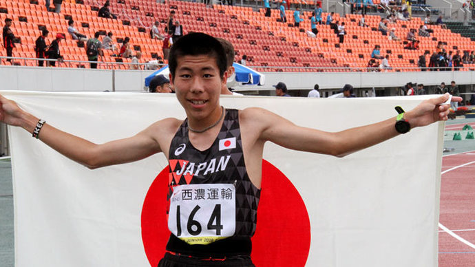 男子5000mで田澤 廉選手が2位に