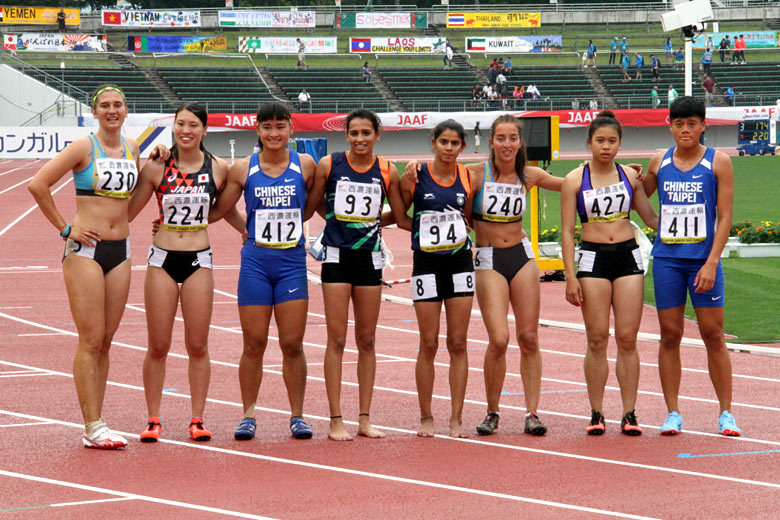 2日間戦い抜いた女子七種競技終了後の選手たち