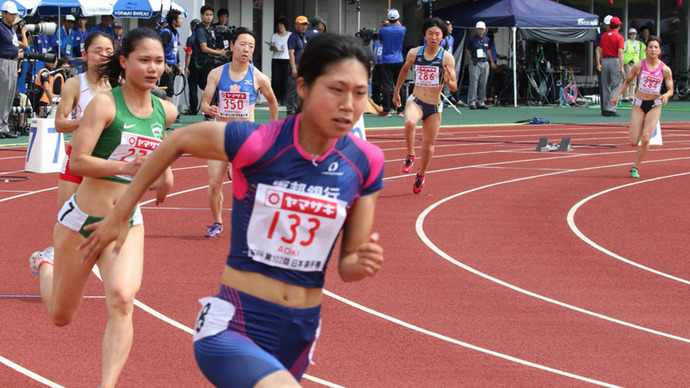 女子400m予選がスタート！