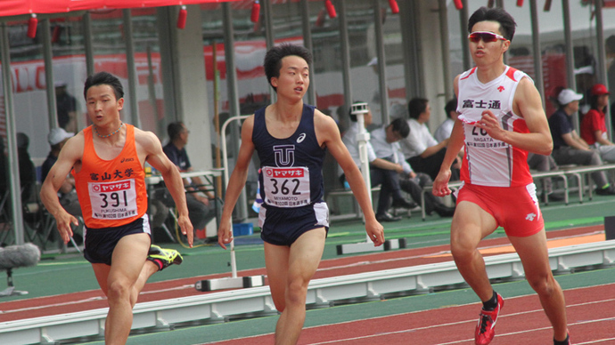 注目の男子100m予選がスタート！