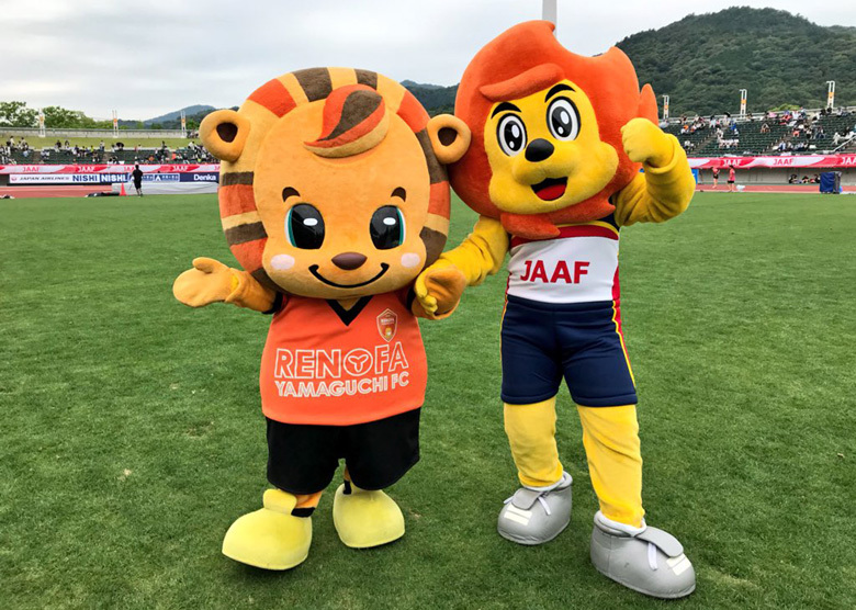 レノ丸とアスリオンのツーショット!