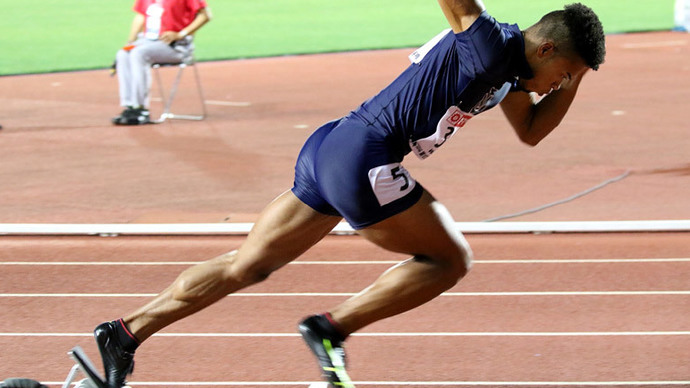 男子400m決勝はウォルシュ ジュリアンジャミィが45.97で優勝