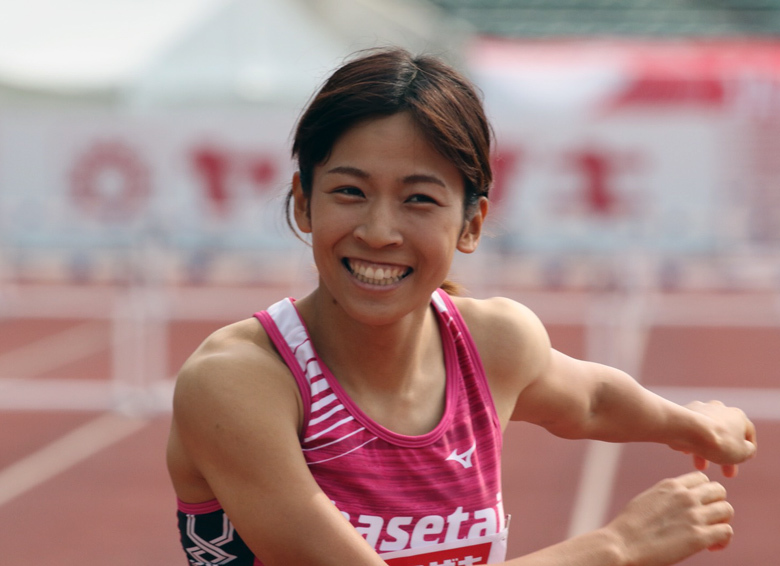 女子400mHは宇都宮が1着でゴール！