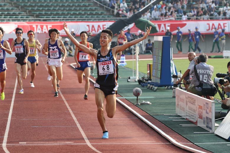 男子5000mは服部弾馬が優勝