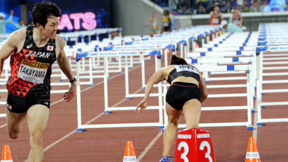 【世界リレー横浜】注目の男女混合シャトルハードルリレーが始まる！