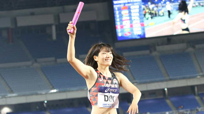 【世界リレー横浜】女子4×100mリレー予選が始まる
