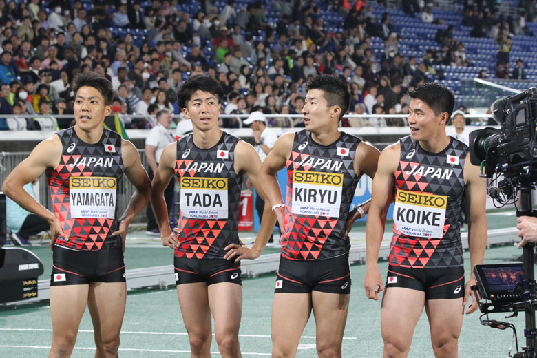 世界リレー横浜 男子4 100mリレー予選はまさかの失格に 日本陸上競技連盟公式サイト