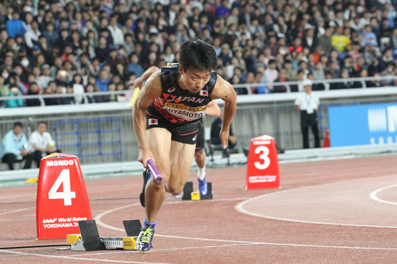 【世界リレー横浜】2日目の最初の競技が始まる