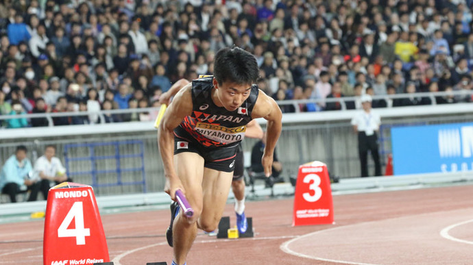 【世界リレー横浜】2日目の最初の競技が始まる