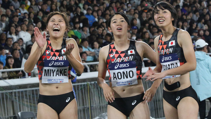 【世界リレー横浜】女子4×200mリレー決勝：日本新に沸く日本チーム