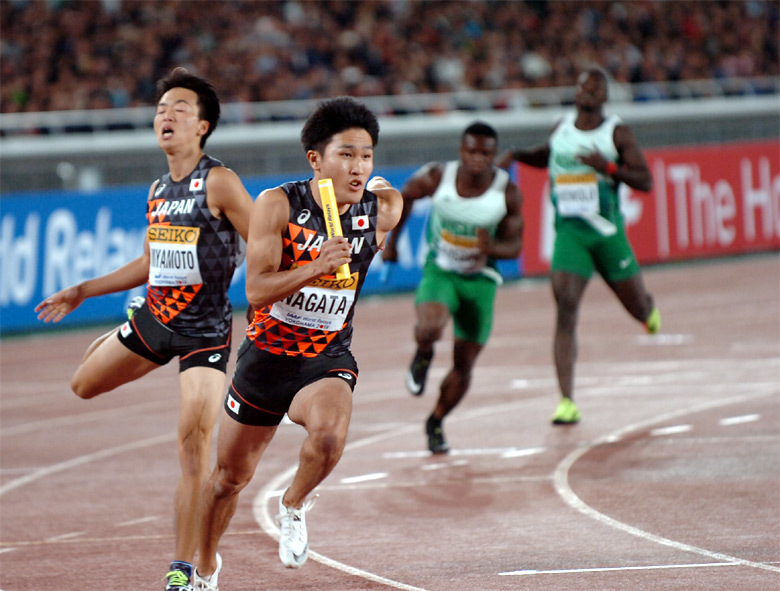 世界リレー横浜 男子4 0mリレー決勝 日本陸上競技連盟公式サイト