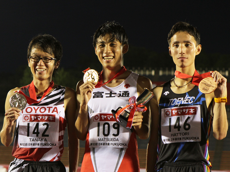 男子5000mを制したのは松枝博輝選手！