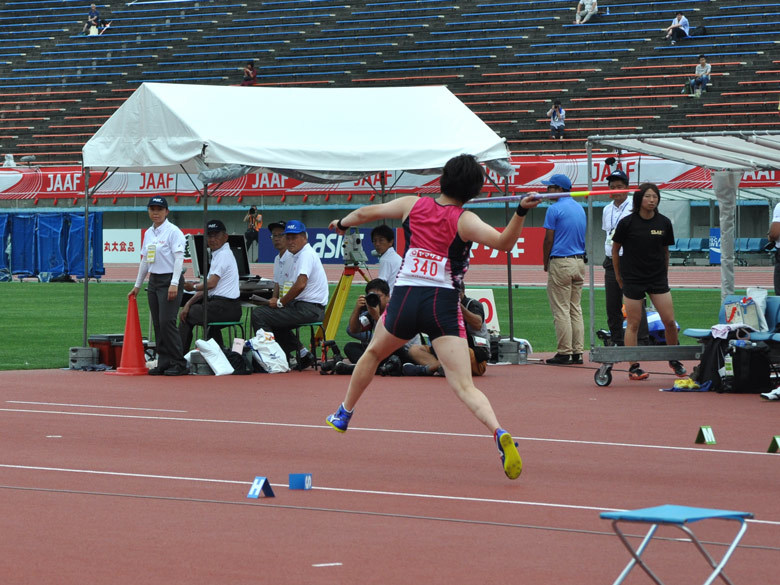 北口選手が大会記録を2度も更新！