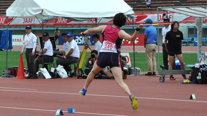 北口選手が大会記録を2度も更新！