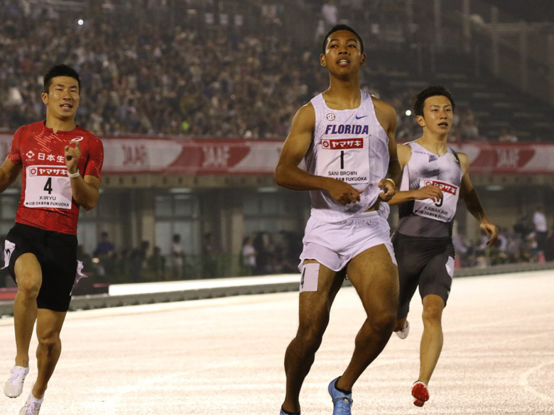 100ｍ頂上決戦はサニブラウン アブデルハキームが制する！