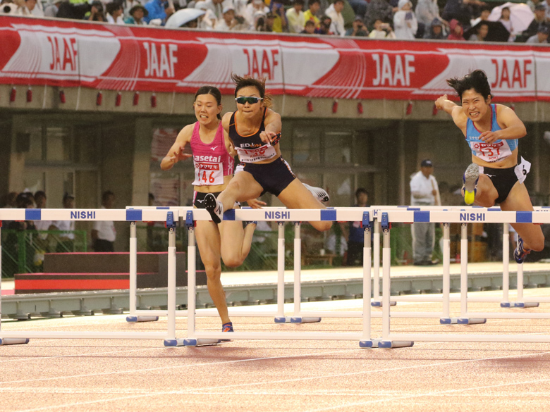 女子１００ｍＨは木村文子が1位に輝く！