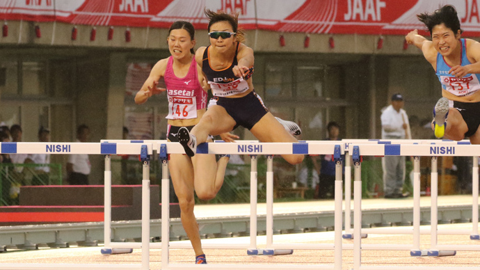 女子１００ｍＨは木村文子が1位に輝く！