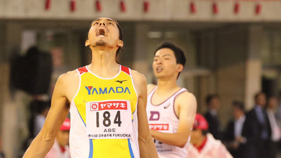 男子400ｍハードルは安部孝駿が優勝！