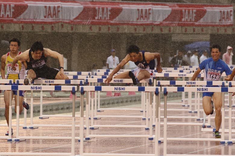 110mハードルは日本新記録タイの決着に 第103回 日本陸上競技選手権大会