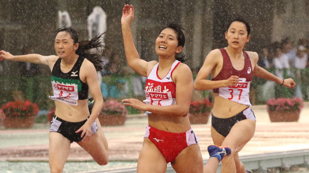 女子200m優勝は兒玉芽生！