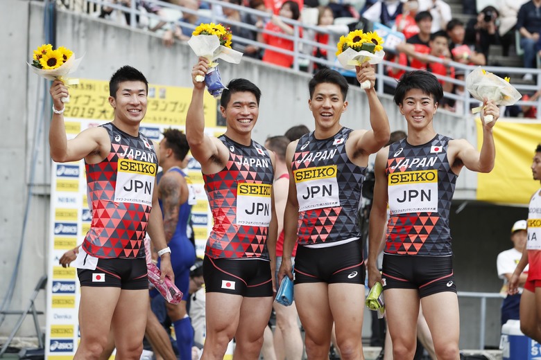 【アーカイブ】セイコーゴールデングランプリ陸上2019大阪・男子4×100mリレー