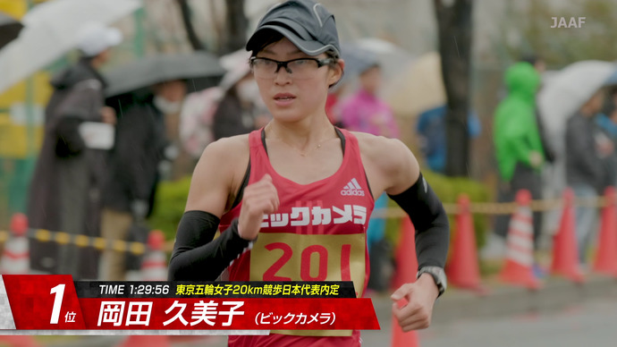 【日本選手権20km競歩】男子は山西利和選手（愛知製鋼）、女子は岡田久美子選手（ビックカメラ）が優勝！岡田が東京オリンピック日本代表に内定！