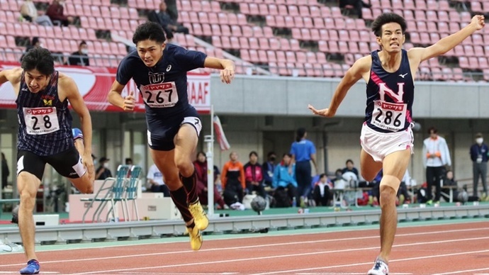 大接戦の予選3組【男子400m】