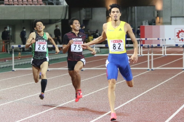 安部孝駿が決勝進出を決める【男子400mH】