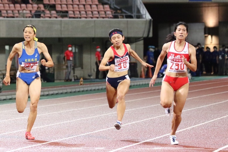 兒玉芽生は決勝へ【女子100m】