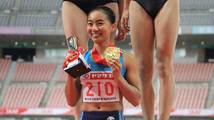 高良彩花が2年ぶりの優勝【女子走幅跳】