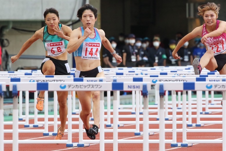 力を見せた青木益未【女子100mH】